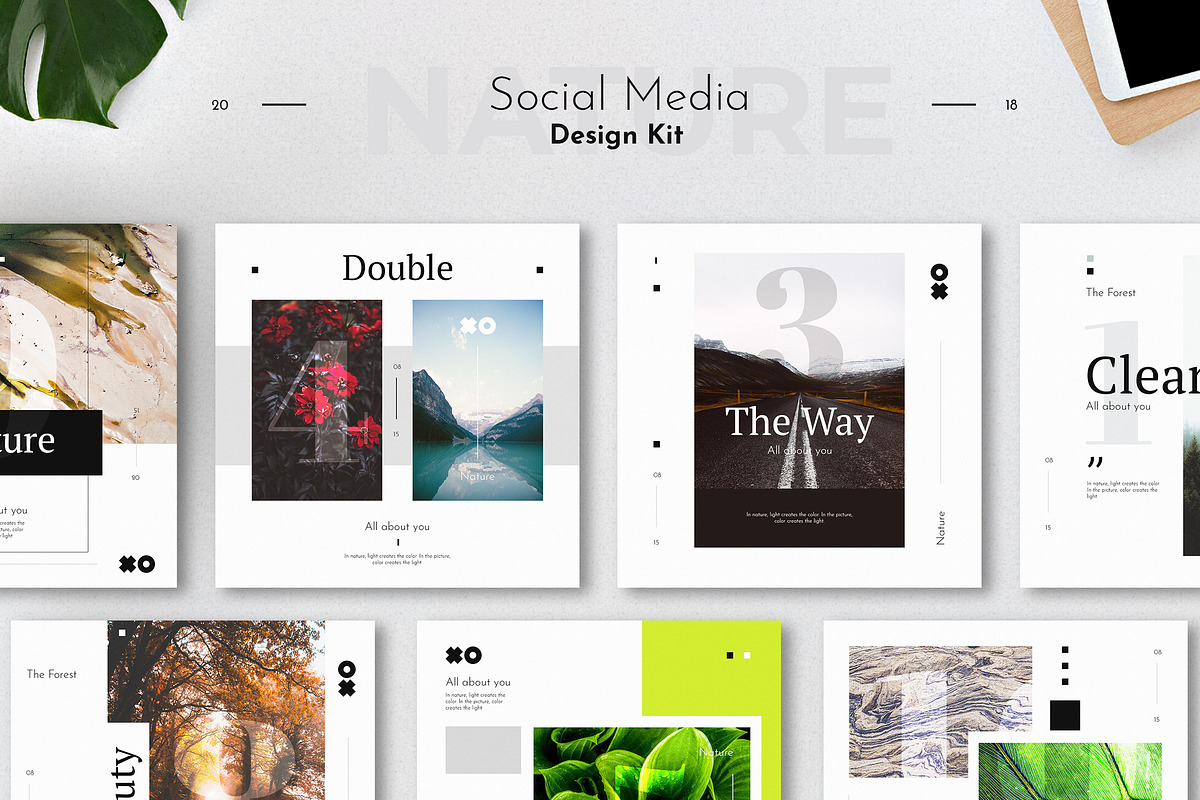 Social Media Design Kit Template in Instagram Templates - product preview 8