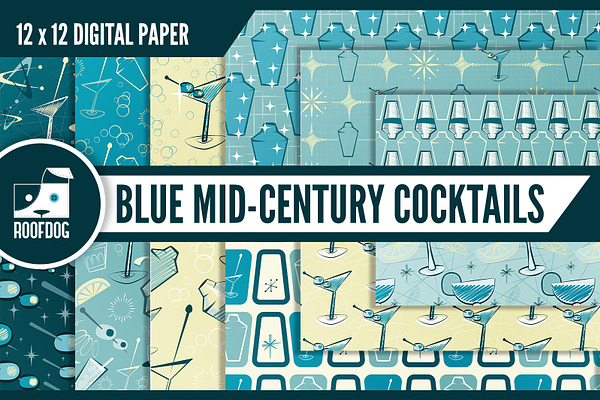 Mid century modern cocktails
