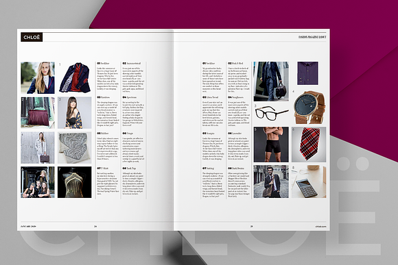 CHLOË | FASHION MAGAZINE in Magazine Templates - product preview 12