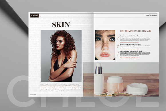 CHLOË | FASHION MAGAZINE in Magazine Templates - product preview 13