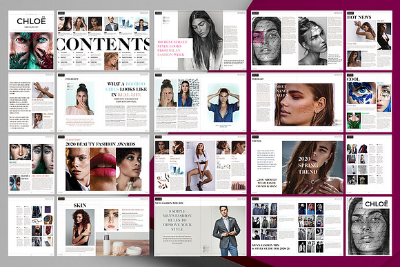 CHLOË | FASHION MAGAZINE in Magazine Templates - product preview 18