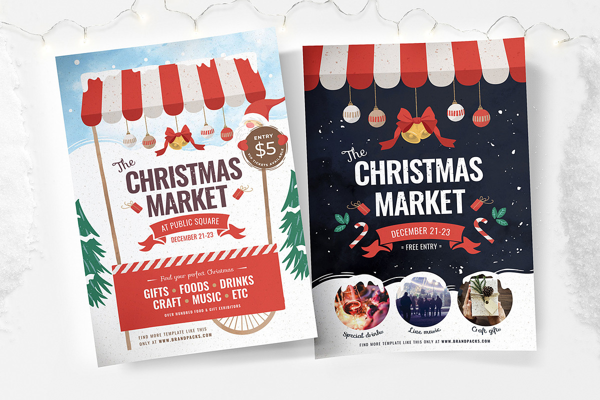 Christmas Market Flyers in Flyer Templates - product preview 8