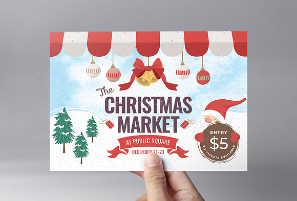 Christmas Market Flyers in Flyer Templates - product preview 1