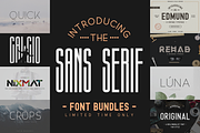 ⏱ WINTER SALE - Sans Serif Bundle!