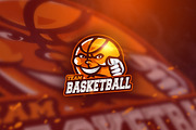 Basketball Red - Mascot &Esport Logo
