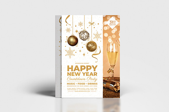 NYE Party Flyers / Posters in Flyer Templates - product preview 2