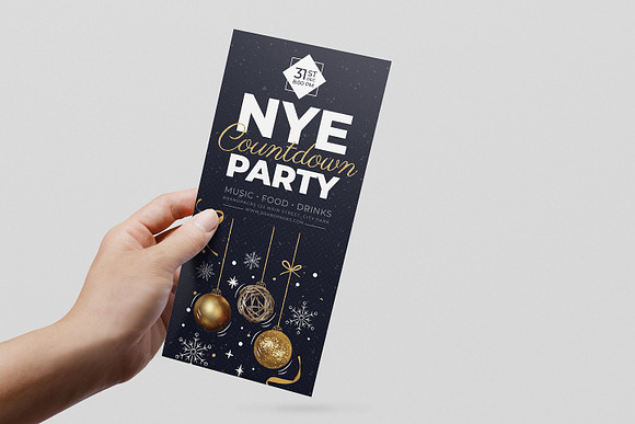 NYE Party Flyers / Posters in Flyer Templates - product preview 7