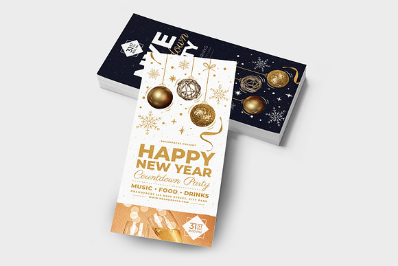 NYE Party Flyers / Posters in Flyer Templates - product preview 8