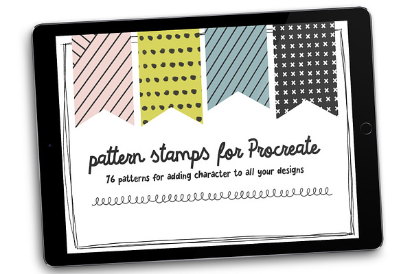 Brush Stamp Patterns for Procreate