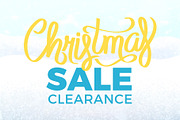 Christmas Sale Clearance Poster