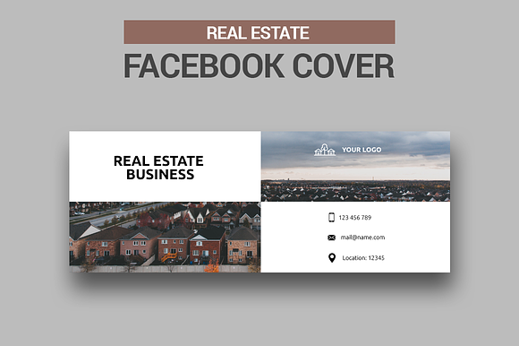 Real Estate Facebook Covers in Facebook Templates - product preview 2