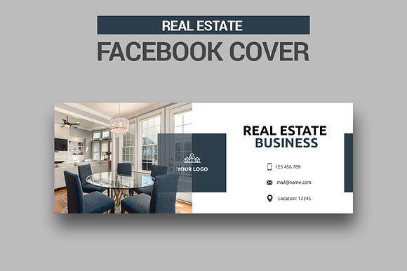 Real Estate Facebook Covers in Facebook Templates - product preview 4