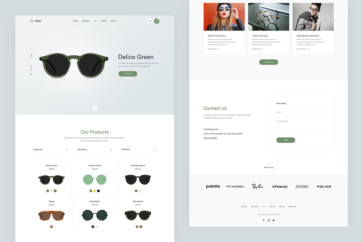 Oppy — Single Page PSD Template in Landing Page Templates - product preview 8