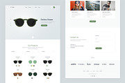 Oppy — Single Page PSD Template