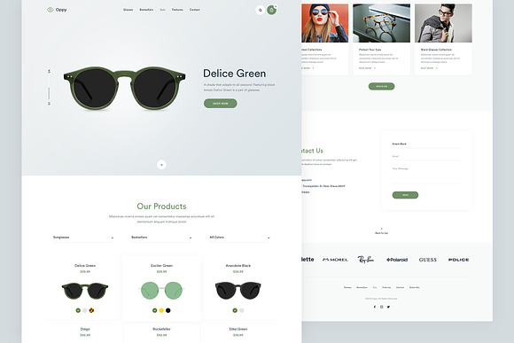 Oppy — Single Page PSD Template in Landing Page Templates - product preview 1