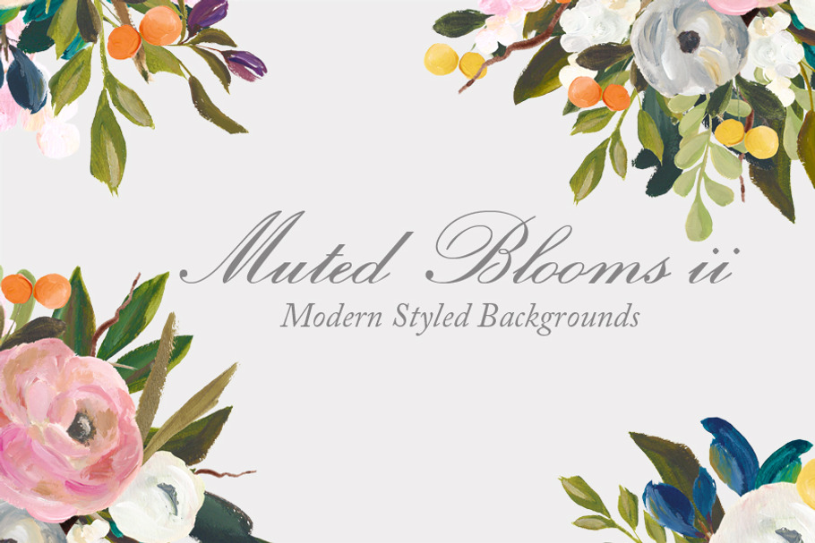 Floral Background Product Mockup