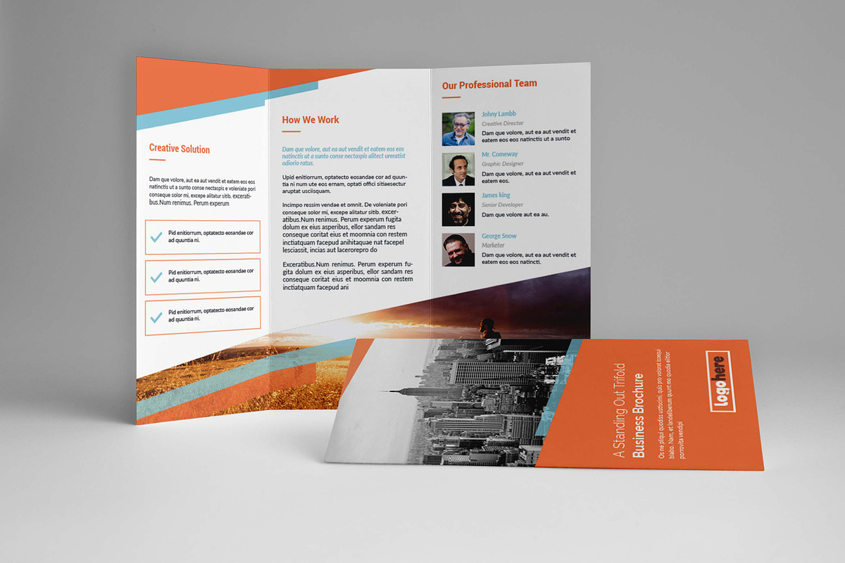 Tri-fold Brochure in Brochure Templates - product preview 8