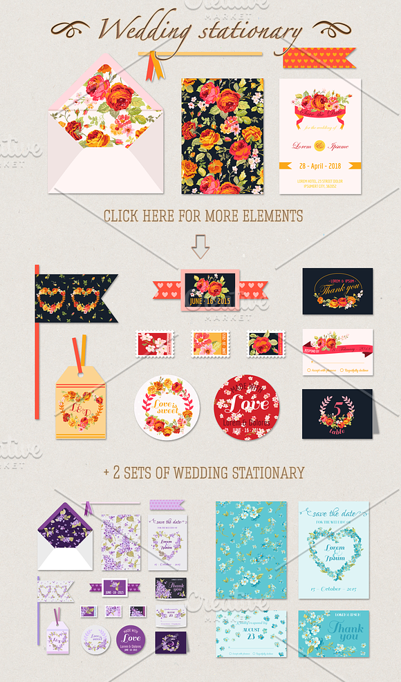 Floral Pack vol 6 in Illustrations - product preview 4