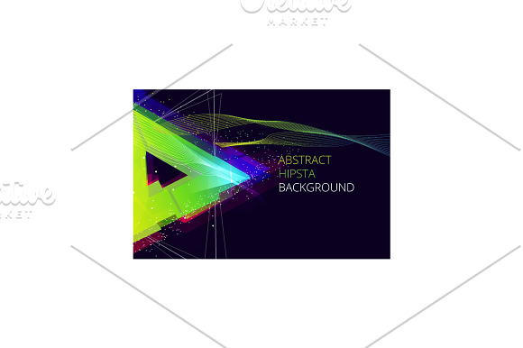 Abstract Hipsta Vector Background. in Illustrations - product preview 2