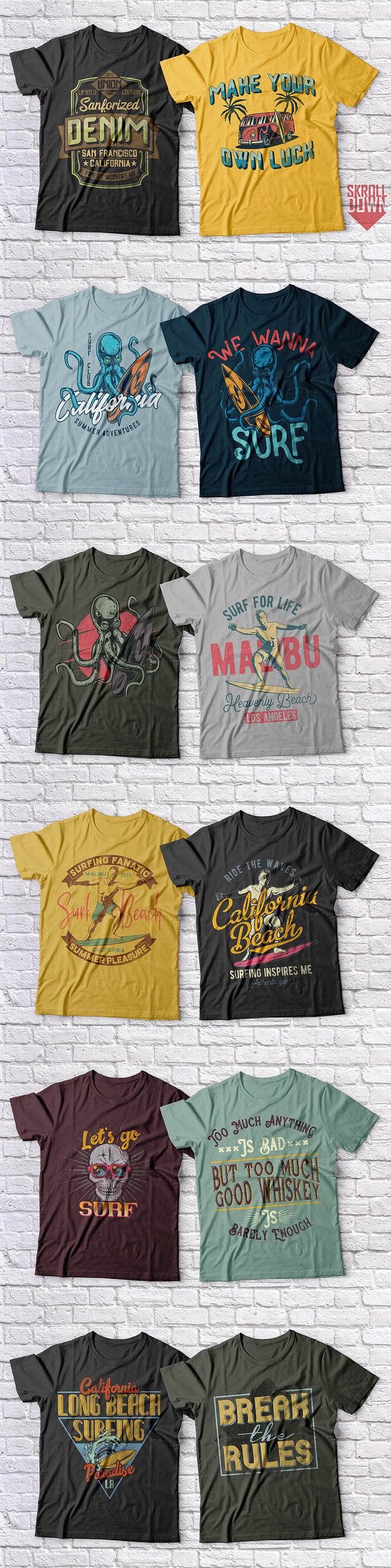 Mega T-shirts Bundle in Illustrations - product preview 7