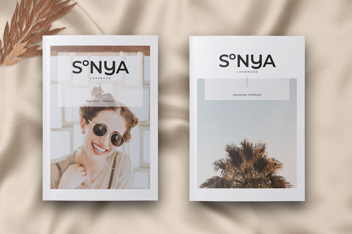 SONYA Lookbook Magazine in Magazine Templates - product preview 8