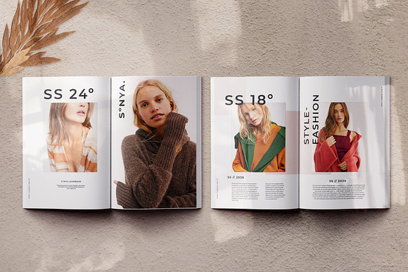 SONYA Lookbook Magazine in Magazine Templates - product preview 1