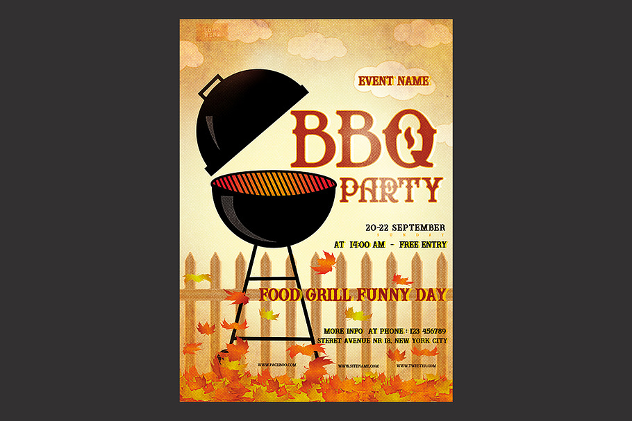 BBQ Party Flyer