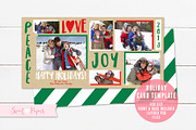 Holiday Photo Card Template 