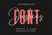 Justices Font - Free Sans Serif