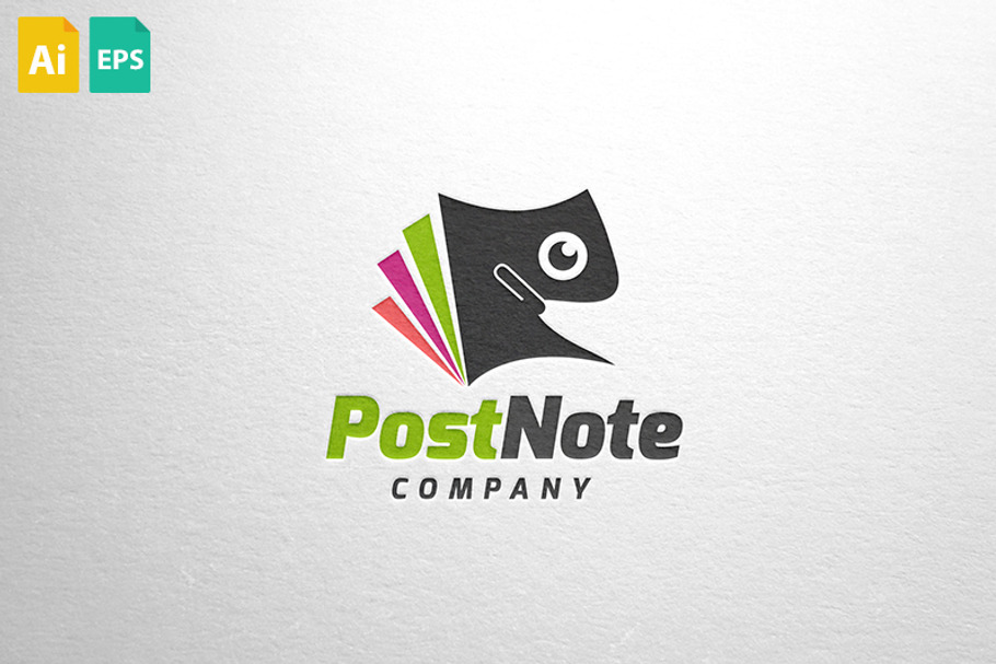 PostNote Logo in Logo Templates - product preview 8