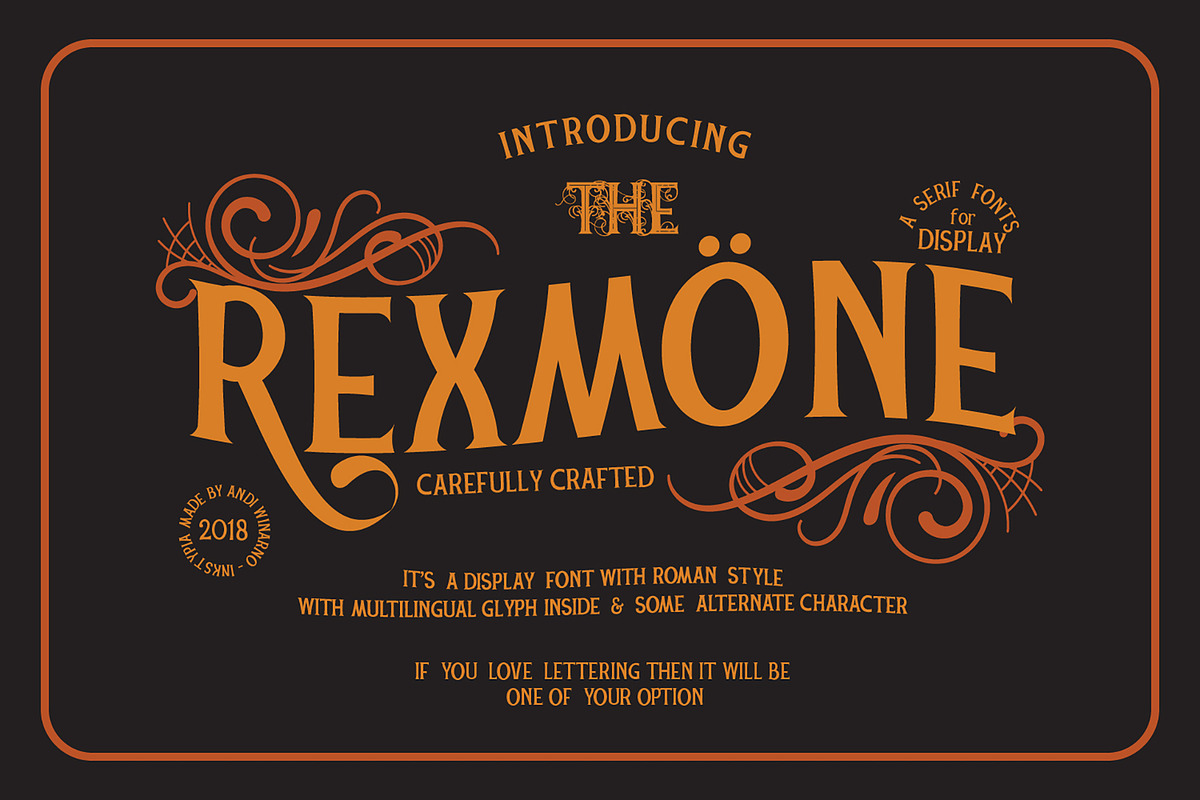 REXMONE in Serif Fonts - product preview 8