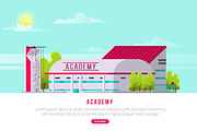 Academy - Vector Landscape &Building