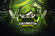 Girlsgangster - Mascot Logo