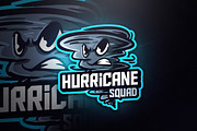 Hurricane Squad - Mascot&Esport Logo