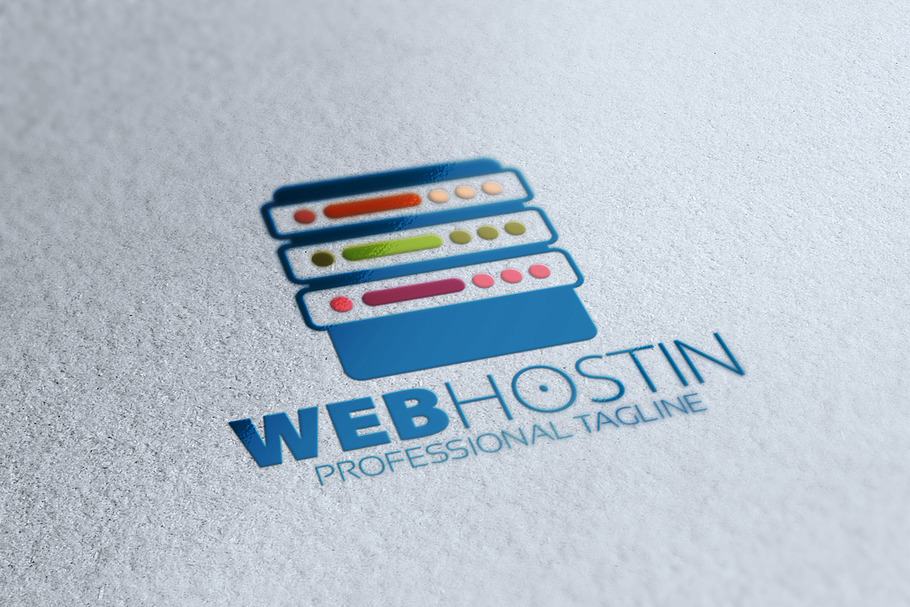Web Hosting Logo in Logo Templates - product preview 8