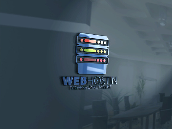 Web Hosting Logo in Logo Templates - product preview 1