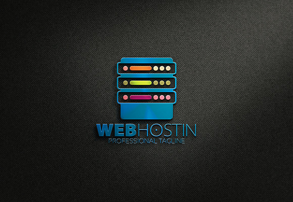 Web Hosting Logo in Logo Templates - product preview 4