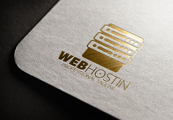 Web Hosting Logo in Logo Templates - product preview 5