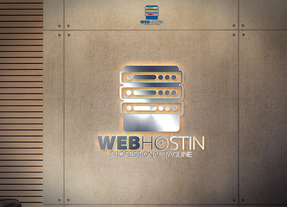 Web Hosting Logo in Logo Templates - product preview 6