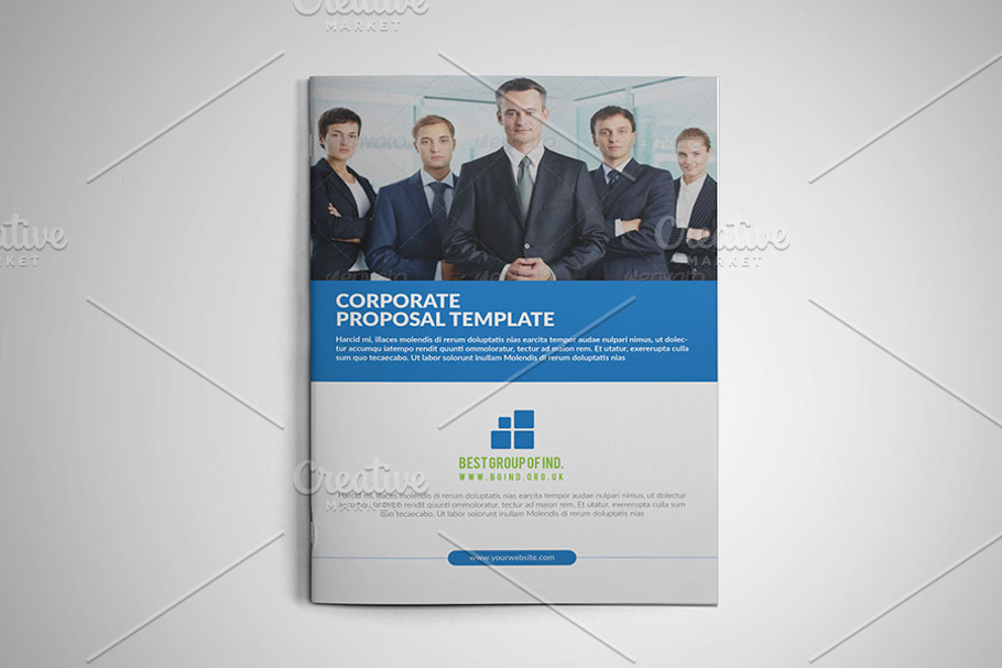 12 Pages Corporate Brochure Template in Brochure Templates - product preview 8