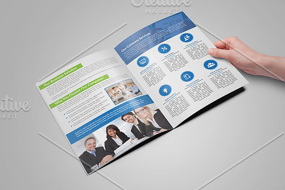 12 Pages Corporate Brochure Template in Brochure Templates - product preview 2