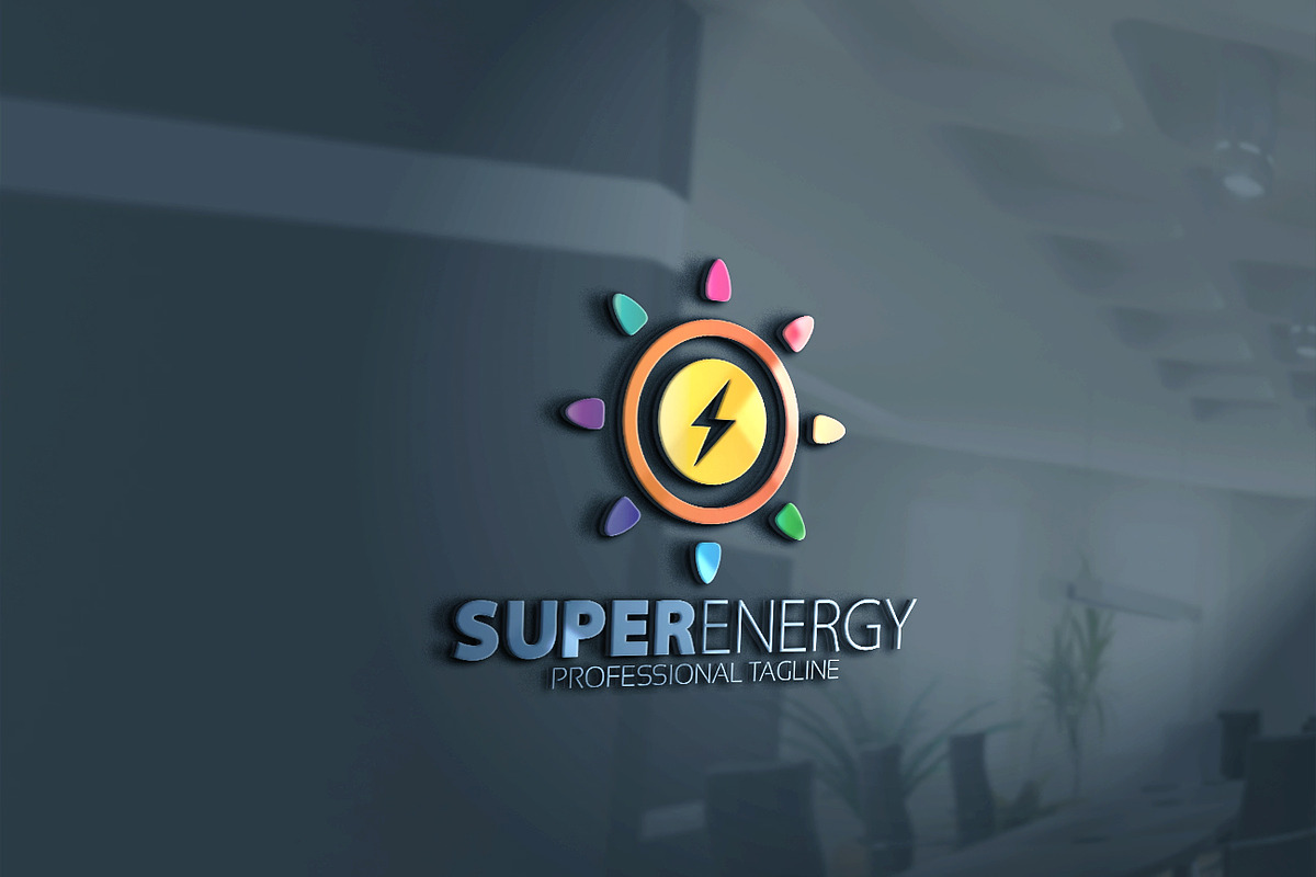 Super Energy Logo in Logo Templates - product preview 8