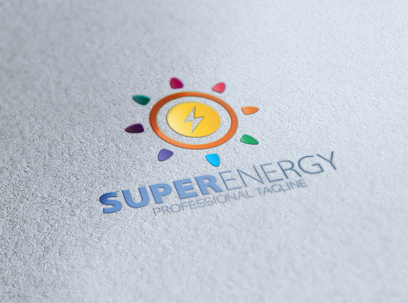 Super Energy Logo in Logo Templates - product preview 2