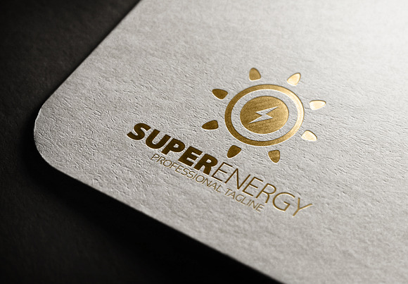 Super Energy Logo in Logo Templates - product preview 5