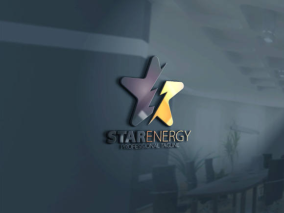 Star Energy Logo in Logo Templates - product preview 2