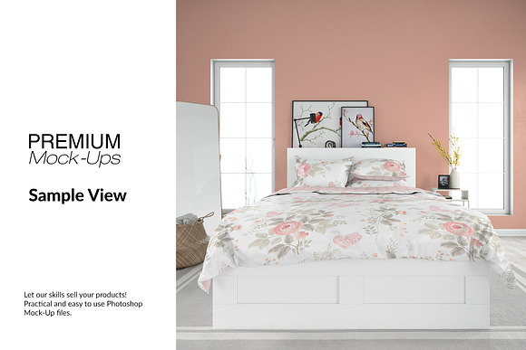 Bedding Mockup Set in Product Mockups - product preview 4