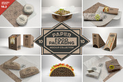 VOL.10 Food Box Packaging Mockups