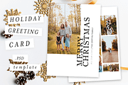 Holiday Christmas Card Template VII