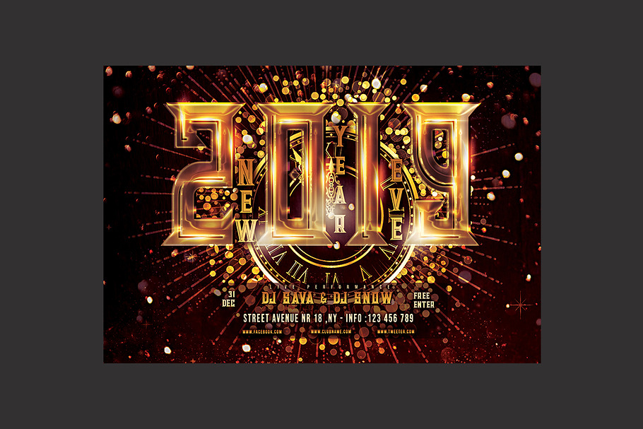 New Year Party Flyer 