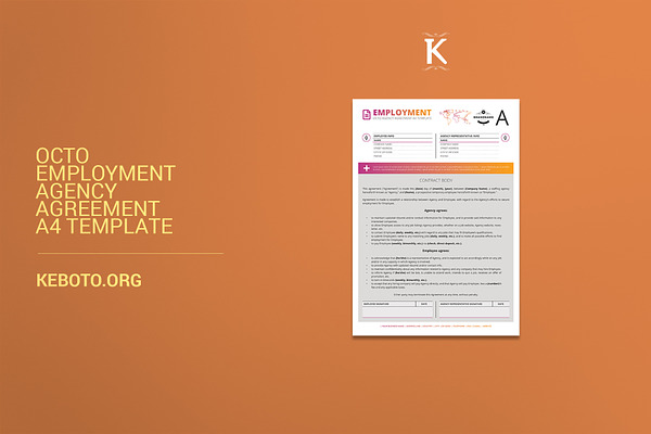 Octo Employment Agency Agreement A4